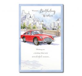 Traditional Car Birthday Card