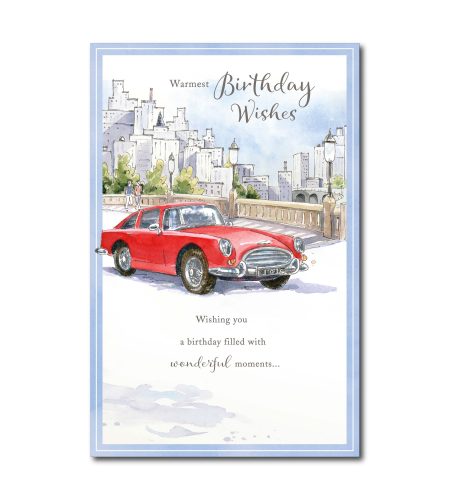 Traditional Car Birthday Card