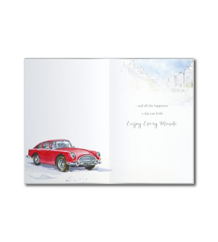 Traditional Car Birthday Card - Image 2