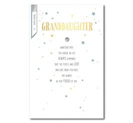 Granddaughter Birthday Card