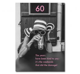 60th Birthday Card