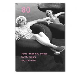 80th Birthday Card