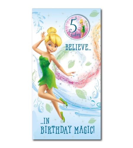 5th Birthday Disney's Tinkerbell Card