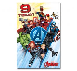 9th Birthday Marvel's Avengers Card