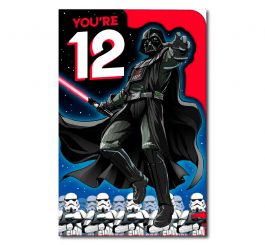 12th Birthday Darth Vader Card