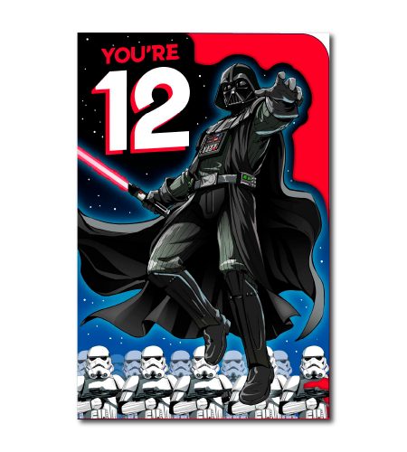 12th Birthday Darth Vader Card