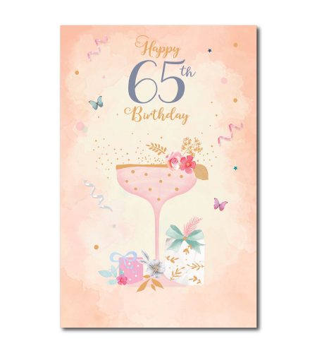 65th Birthday Card