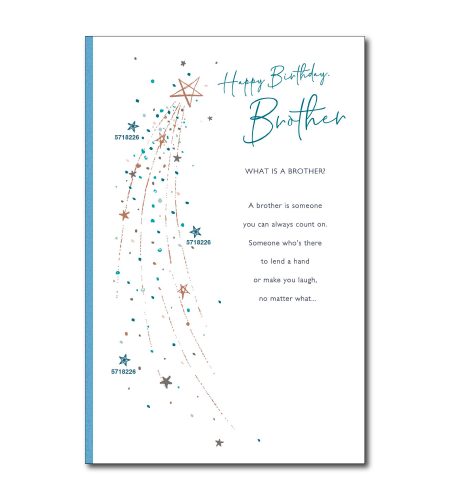 Brother Birthday Card