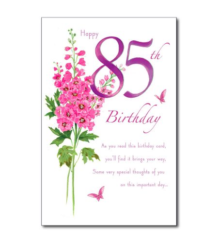 85th Birthday Card
