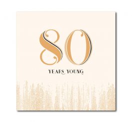 80th Birthday Card