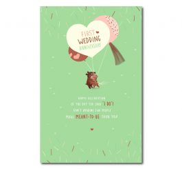 First Wedding Anniversary Card