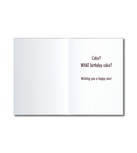 Greedy Cat Birthday Card - Image 2