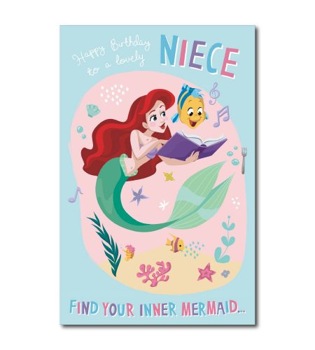 Niece Birthday Ariel Card