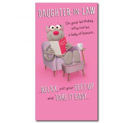 Daughter In Law Birthday Card