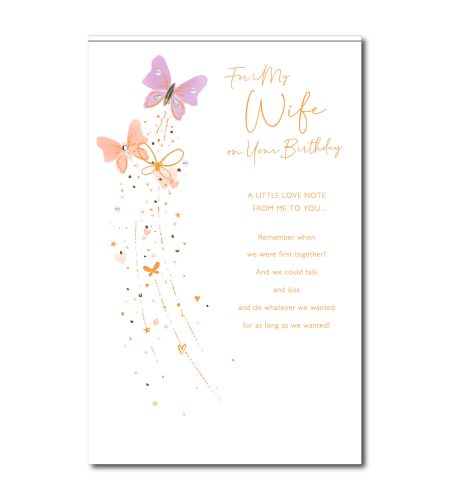 Wife Birthday Card