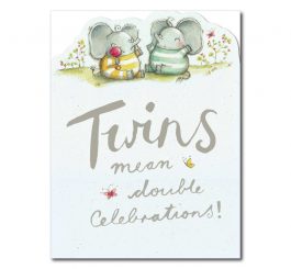 Birth of Twins Card