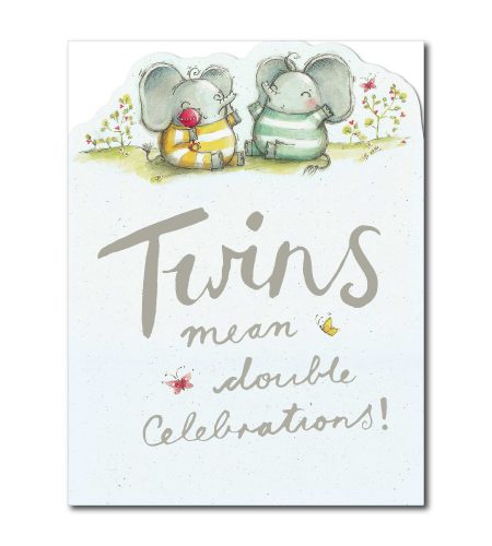 Birth of Twins Card