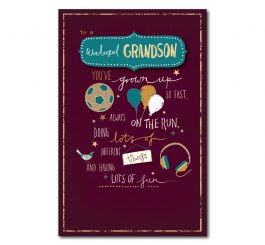 Grandson Birthday Card