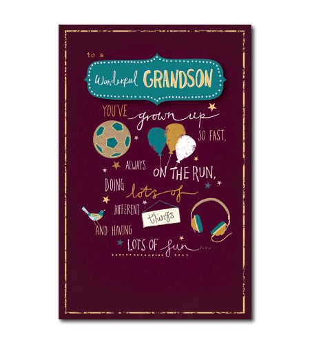 Grandson Birthday Card
