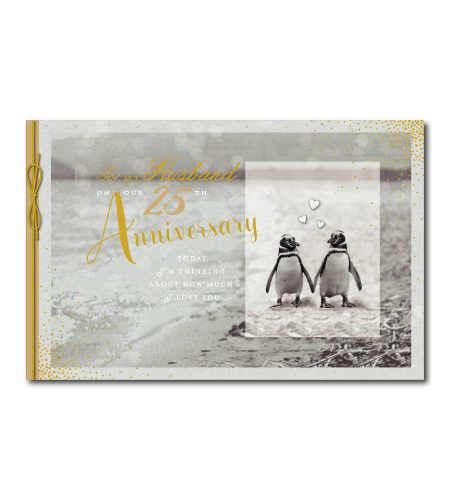 Husband 25th Anniversary Card