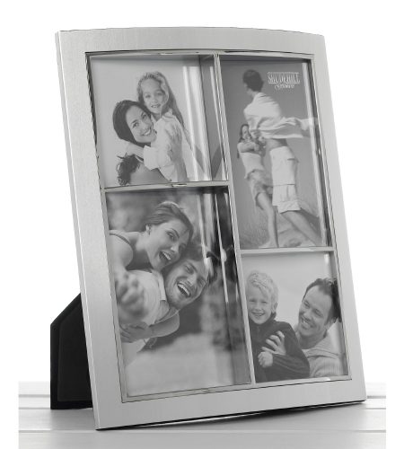 Silver Anodised Multi Frame 4 Pictures