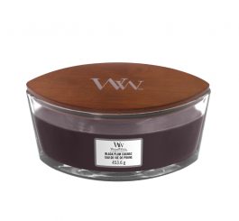 Woodwick Ellipse Black Plum Cognac