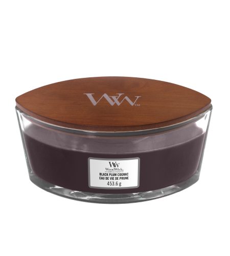 Woodwick Ellipse Black Plum Cognac