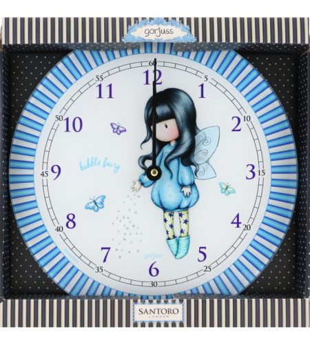 Bubble Fairy Glass Wall Clock Gorjuss - Image 2