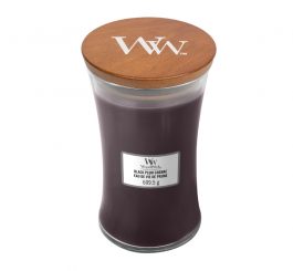 Woodwick Large Jar Black Plum Cognac