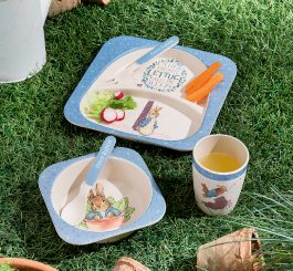 Peter Rabbit Bamboo Dinner Set