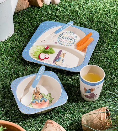 Peter Rabbit Bamboo Fork and Spoon Set - Image 2