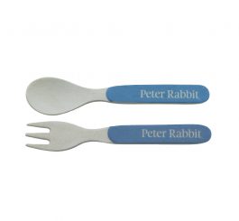 Peter Rabbit Bamboo Fork and Spoon Set