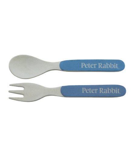 Peter Rabbit Bamboo Fork and Spoon Set