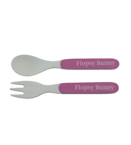 Flopsy Bamboo Fork and Spoon Set