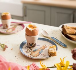 Peter Rabbit Bamboo Egg Cup Dinner Set