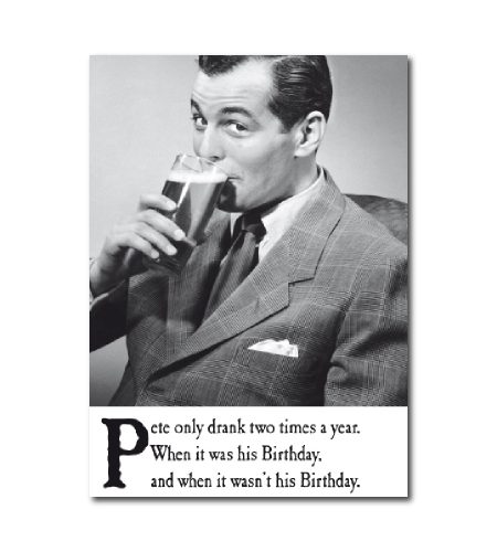 Birthday Beer Humour Card