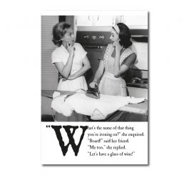 Ironing Humour Card