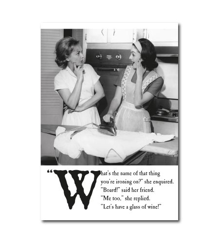 Ironing Humour Card