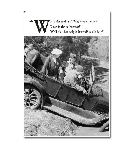 Car Breakdown Humour Card