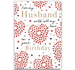 Husband Love Birthday Card