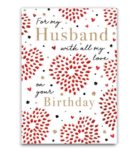 Husband Love Birthday Card