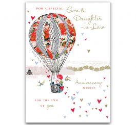 Son & Daughter In Law Anniversary Card