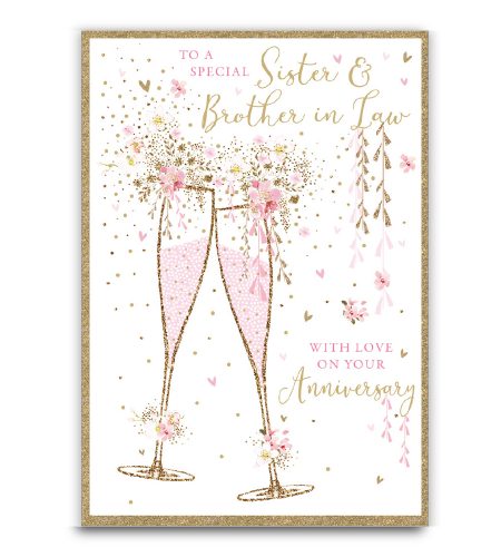 Sister & Brother In Law Anniversary Card