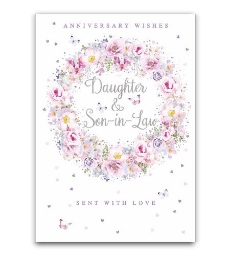 Daughter & Son In Law Anniversary Card
