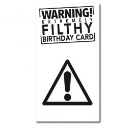 Filthy Birthday Card