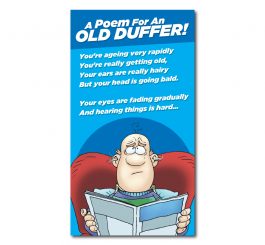 Old Duffer Birthday Card