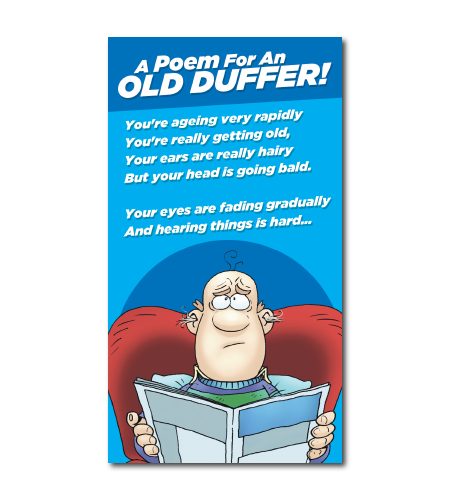 Old Duffer Birthday Card