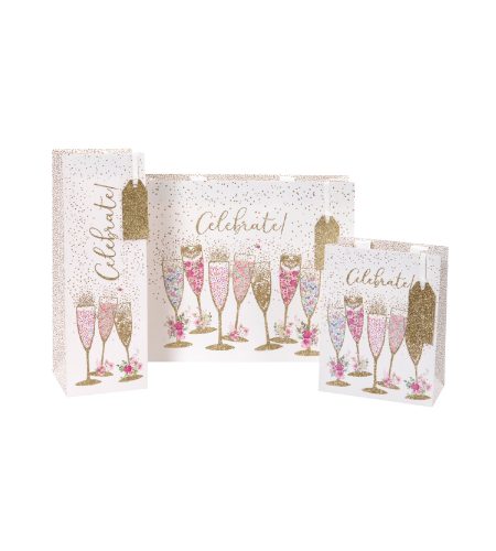 Celebrate Champagne Large Gift Bag - Image 2