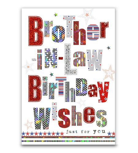 Brother In Law Birthday Card