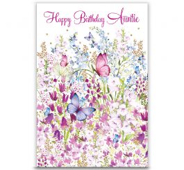 Aunty Birthday Card